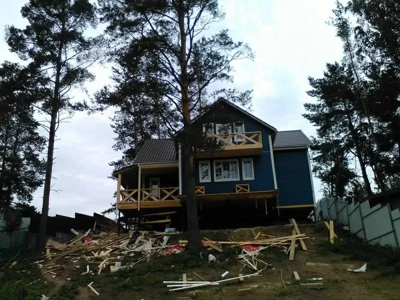 Каркасное строительство домов,  бань,  дач в Солигорске 6